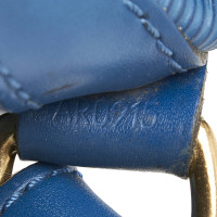 Louis Vuitton Handbag Leather in Blue