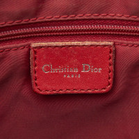 Christian Dior Tote Bag aus Canvas in Rot