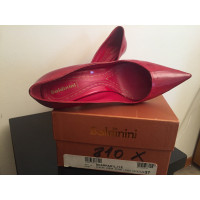 Baldinini Pumps/Peeptoes Leather in Red