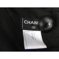 Chanel Jupe en Soie en Noir