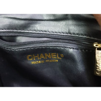 Chanel Clutch Leer in Zwart