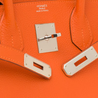 Hermès Birkin Bag 30 Leather in Orange
