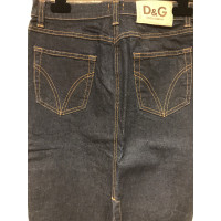 Dolce & Gabbana Skirt Jeans fabric in Blue
