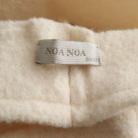 Noa Noa Hoed/Muts Wol in Crème