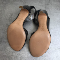 Louis Vuitton Sandals Patent leather in Grey