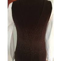 Patrizia Pepe Dress Wool in Brown