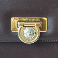 Gianni Versace Tote bag Leather in Brown