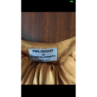 Philosophy Di Alberta Ferretti Top Silk