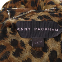 Jenny Packham Abito con motivo leopardo