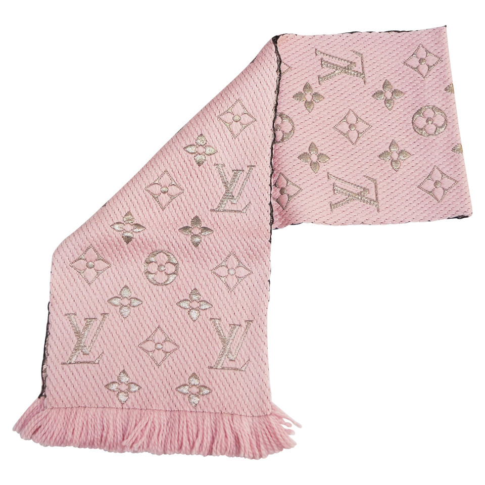 Louis Vuitton Logomania en Laine en Rose/pink