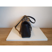 Gucci Marmont Bag Leer in Zwart