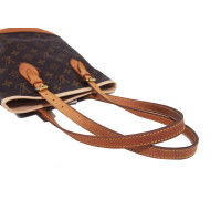 Louis Vuitton Bucket Bag aus Canvas in Braun