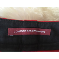 Comptoir Des Cotonniers Hose aus Wolle in Rot