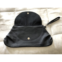 Yohji Yamamoto Handtasche aus Leder in Schwarz