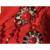 Valentino Garavani Dress Viscose in Red