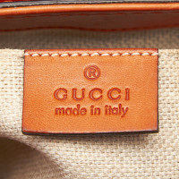 Gucci Borsa a tracolla in Pelle in Arancio