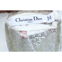 Christian Dior Oberteil aus Baumwolle in Weiß