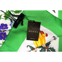 Gucci Schal/Tuch aus Seide in Grün
