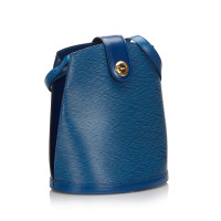 Louis Vuitton Cluny Leer in Blauw