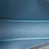 Louis Vuitton Pochette Mini Leer in Blauw