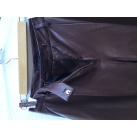 Ermanno Scervino Trousers Leather in Brown