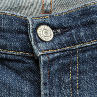 7 For All Mankind Ausgestellte Jeans in Mittelblau