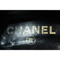 Chanel Sandals Leather in Black