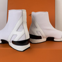 Hermès Sneakers Leer in Wit