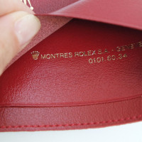 Rolex Accessoire Leer in Rood