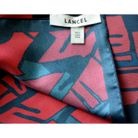Lancel Schal/Tuch aus Seide in Rot
