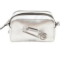 Versus Shoulder bag Leather in Silvery