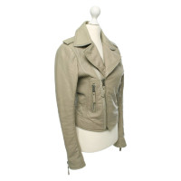 Balenciaga Jacket/Coat Leather in Grey