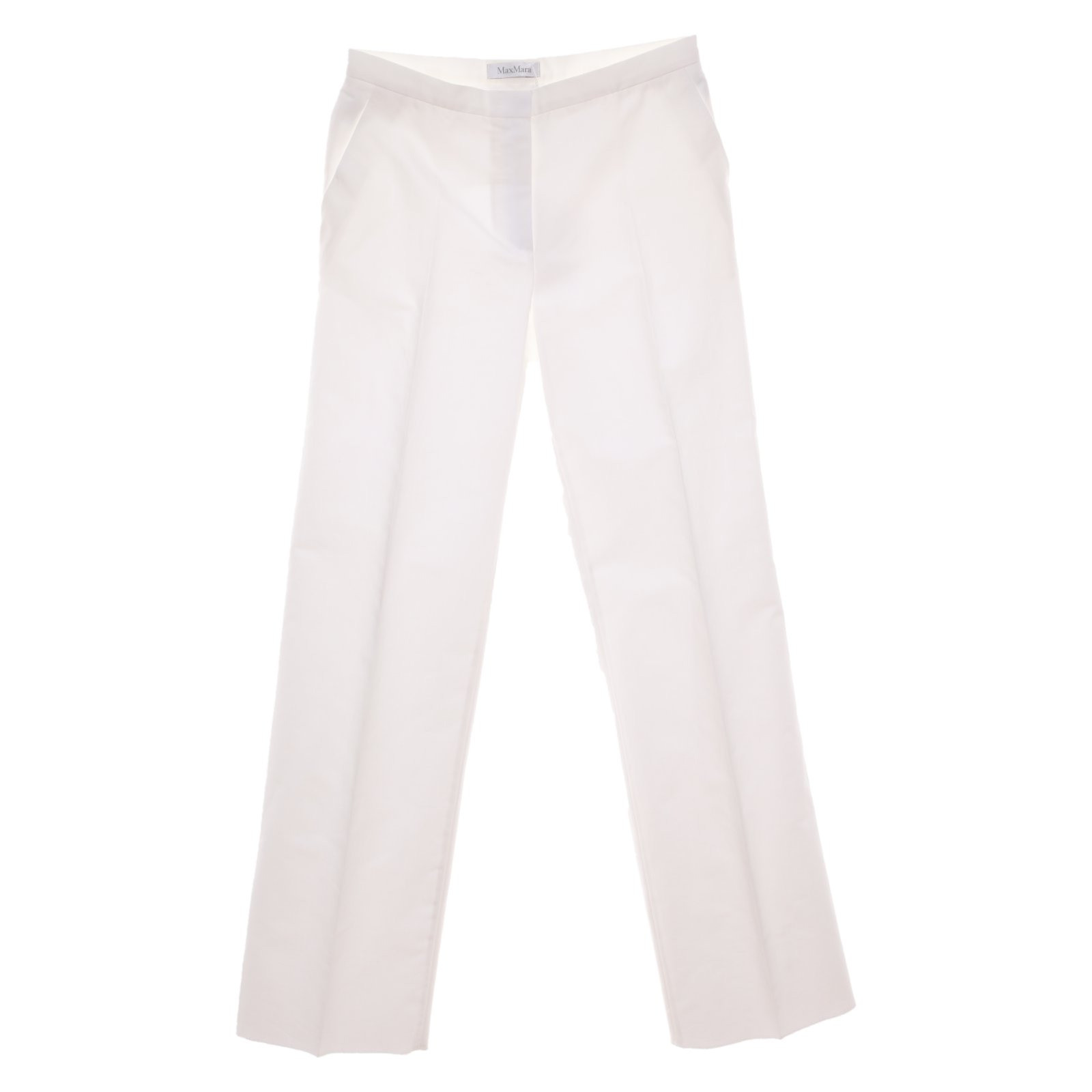 Trousers Cotton in White