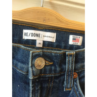 Re/Done Jeans Katoen in Blauw