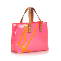 Louis Vuitton Robert Wilson Reade MM aus Leder in Rosa / Pink