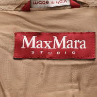 Max Mara Giacca/Cappotto in Lana in Beige