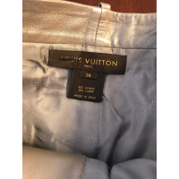 Louis Vuitton Skirt Leather in Grey