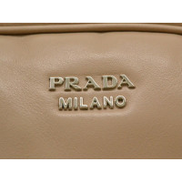 Prada Shoulder bag Leather in Beige