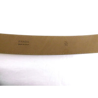 Prada Ceinture en Cuir en Beige