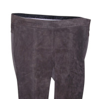 Turnover Suede trousers