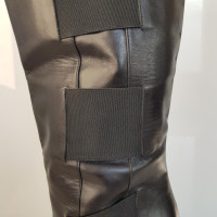 Casadei Stiefel aus Leder in Schwarz
