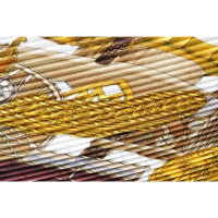 Hermès Scarf/Shawl Silk in Brown