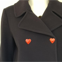 Moschino Love Jacket/Coat Wool in Blue