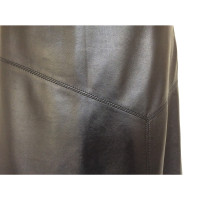 Donna Karan Skirt Leather in Black