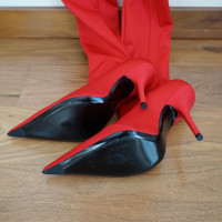 Balenciaga Boots in Red