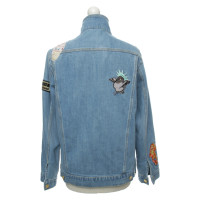 Kenzo Jacket/Coat Cotton in Blue