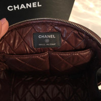Chanel Clutch aus Canvas in Schwarz