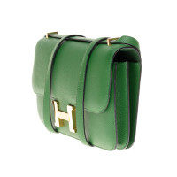 Hermès Constance Elan 25 aus Leder in Grün