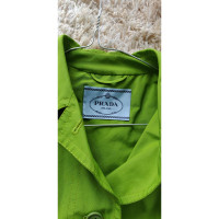 Prada Jacket/Coat Cotton in Green
