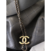 Chanel Shoulder bag Leather in Turquoise